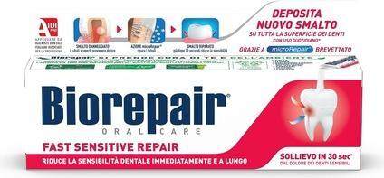 Immagine prodotto Biorepair Dentifricio Fast Sensitive Repair con microRepair Tubo da 2,5 once fluide da 75 ml (75 ml)