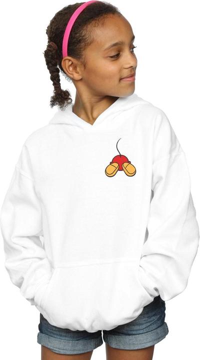 Produktbild Disney Mickey Mouse Backside Breast Print Kapuzenpullover Mädchen (140, 146)