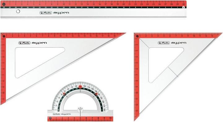 Produktbild Herlitz my.pen Geometrie-Set 4-teilig (300 mm)