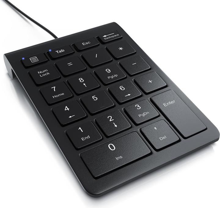 Image du produit Aplic Numpad 22 touches, clavier USB filaire, pavé numérique, pavé numérique clavier supplémentaire (DE, Filaire)