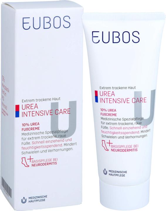 Image du produit Eubos Peau sèche Urée 10% crème pour les pieds, 100 ml de crème (Bain de pieds, 100 ml)