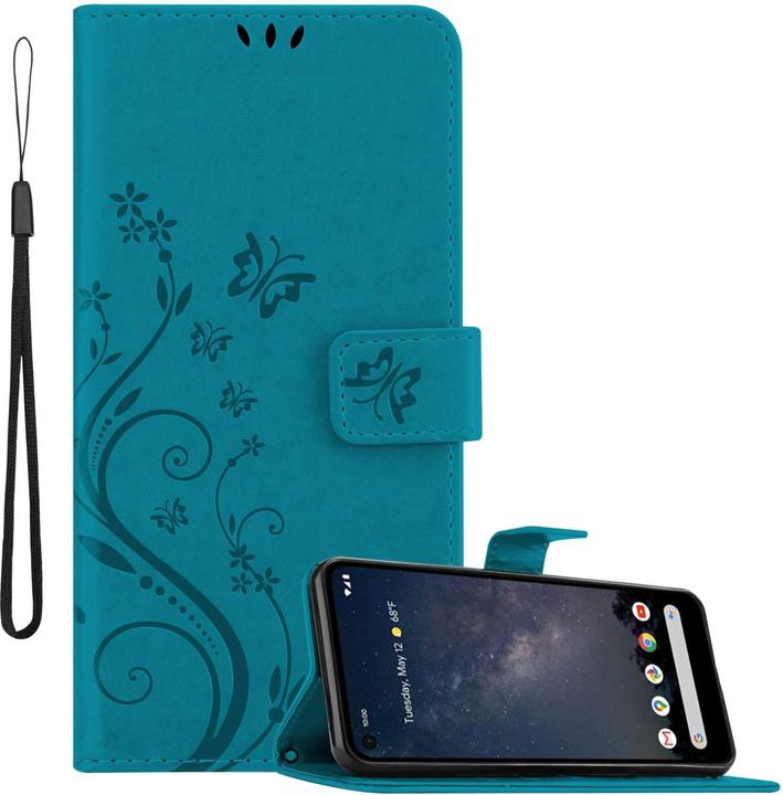 Produktbild Cadorabo Hülle für Google PIXEL 4A mit Blumen Muster (Google Pixel 4a)