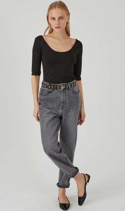 Produktbild La Redoute Collections T-Shirt mit Ballerina-Ausschnitt (XXL)