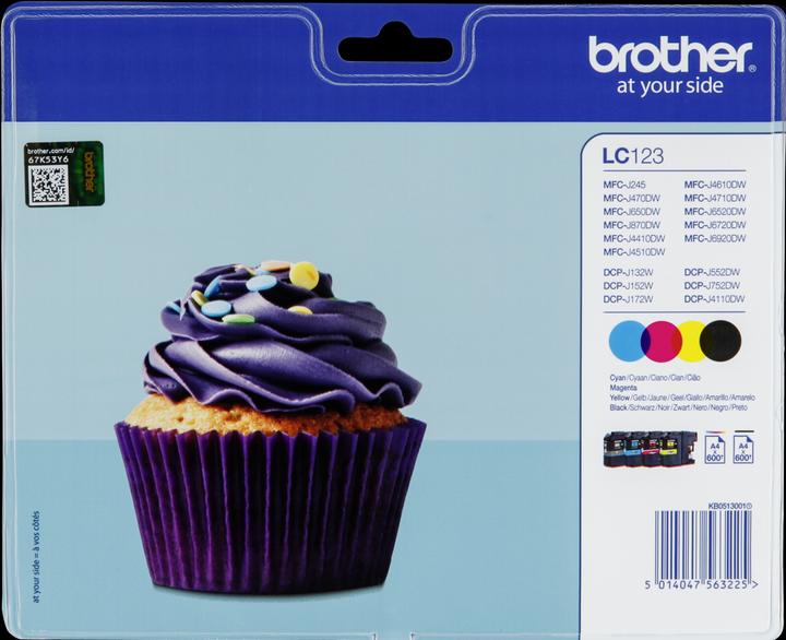 Produktbild Brother LC-123VALBP Value Pack (M, BK, Y, C)