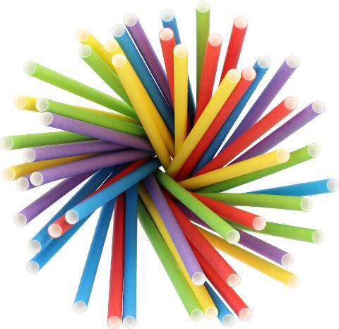 Produktbild Papstar Shake-Halme Papier · farbig sortiert (500 x)