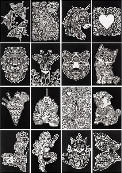 Actual product image Grafix Craft kit velvet paper