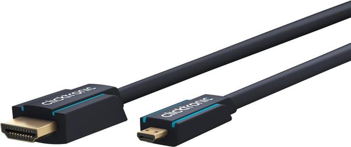 Produktbild clicktronic micro HDMI (Typ D) — HDMI (Typ A) (5 m, HDMI)