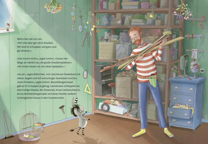 Produktbild Grimm und Möhrchen und die Spielplatzpiraten (Deutsch, Stefanie Scharnberg, Stephanie Schneider, 2025)