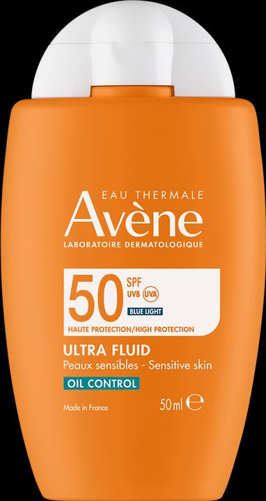 Actual product image Avène Ultra-Fluid Oil Control (Sun cream face, SPF 50, 50 ml, 0.05 g)