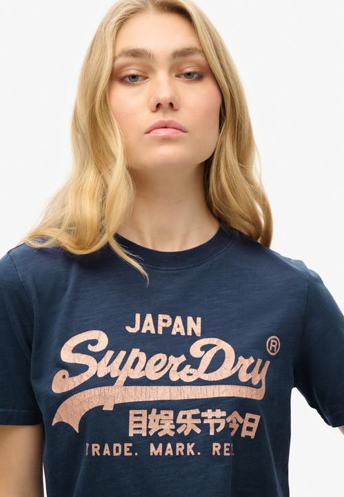 Actual product image Superdry 's t-shirt metallic vl (XS)