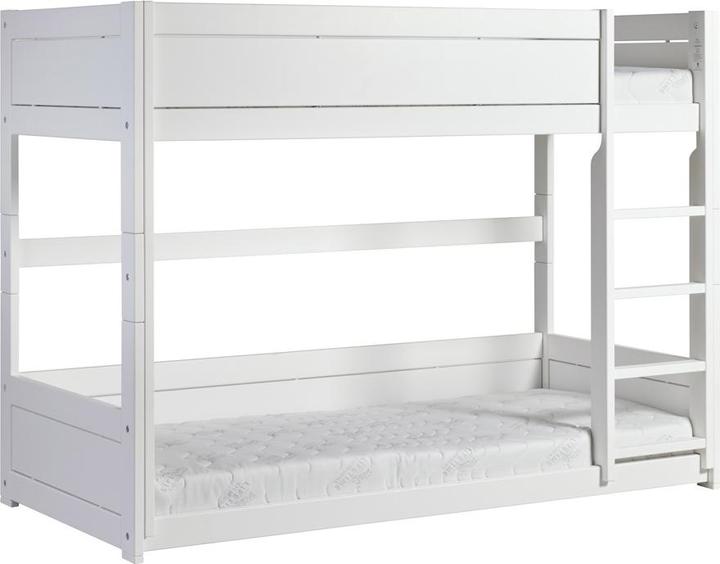 Immagine prodotto Lifetime Kidsrooms Letto a castello basso Breeze con scaletta dritta, rete a doghe deluxe (90 x 200 cm)