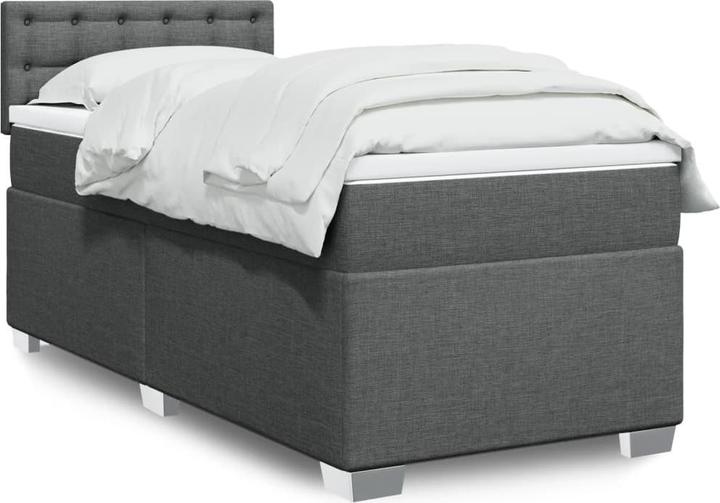 Image du produit VidaXL Bo x lit de saut avec matelas 140 x 200 cm Tissu (140 x 200, 140 x 200)