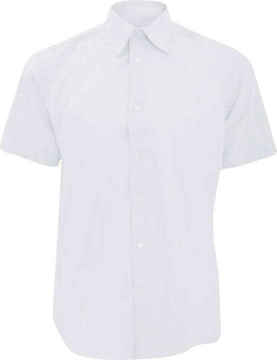 Russell Collection Oxford Hemd Kurzarm pflegeleicht