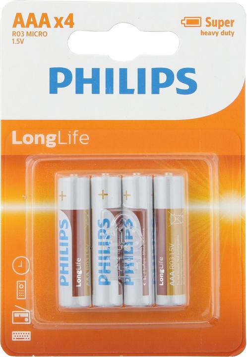 Actual product image Philips R3 AAA long battery life (4 pcs., AAA)
