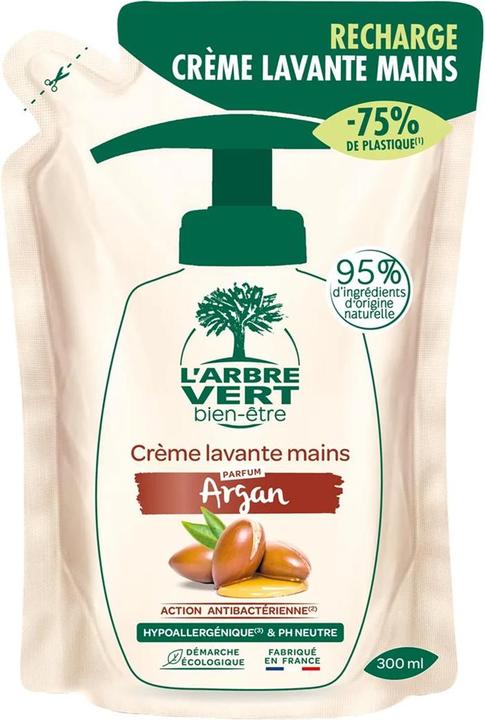 L'arbre vert Refill Flüssigseife Argan französisch liq (Flüssigseife, 300 ml)