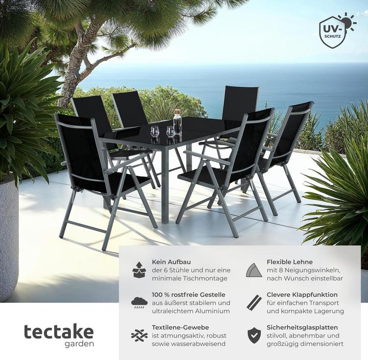 Image du produit tectake Salon de Jardin (150 cm)