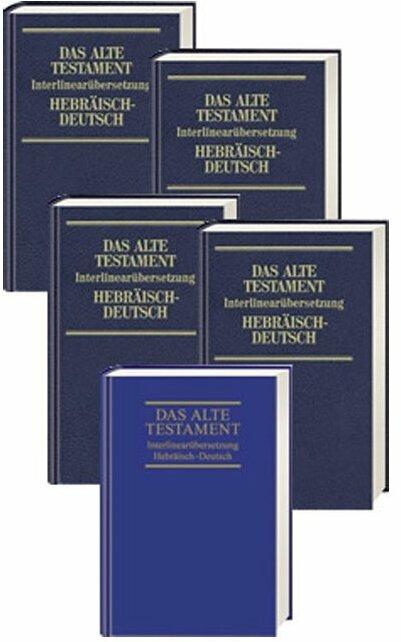 Actual product image Das Alte Testament. Interlinearübersetzung Hebräisch-Deutsch (German, Hebrew, Rita Maria Steurer, 2014)