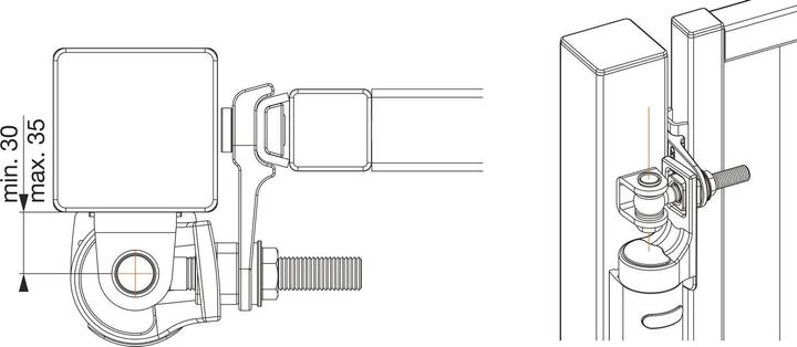 Produktbild Locinox Türschliesser Rhino, für Türen bis zu 150 kg, Aluminium silberfärbig