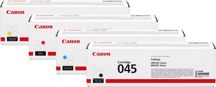 Actual product image Canon Original CRG 045 SET Multipack / Set mit allen vier Farben (M, FC, Y, C)