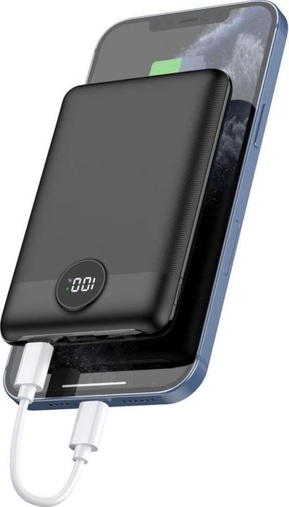 Actual product image Veger S11 Powerbank Digital - 10'000mAh (10000 mAh, 22.50 W, 22.50 Wh)
