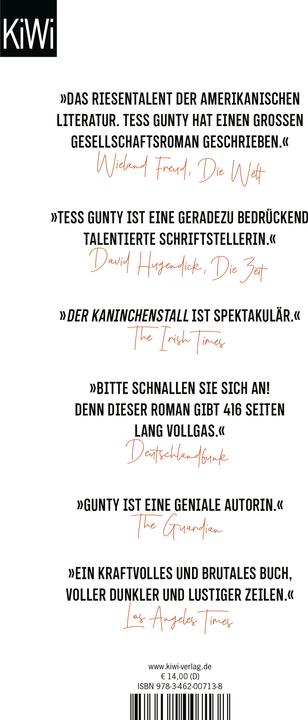Immagine prodotto Der Kaninchenstall (Tedesco, Tess Gunty, 2024)
