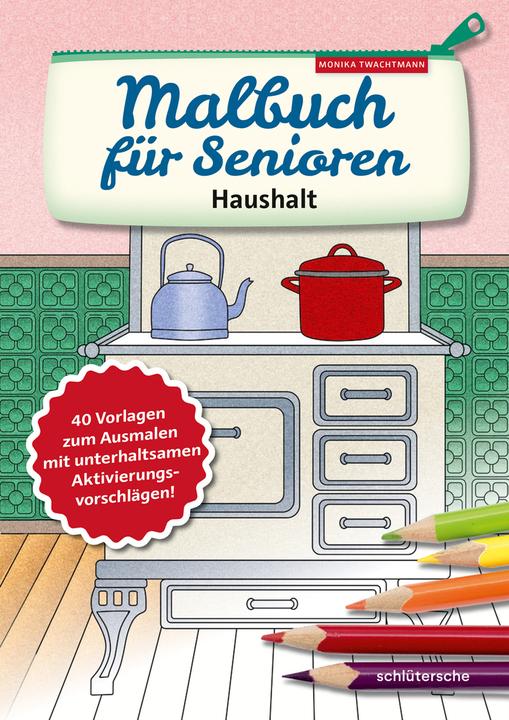 Image du produit Livre de coloriage pour les seniors. Ménage