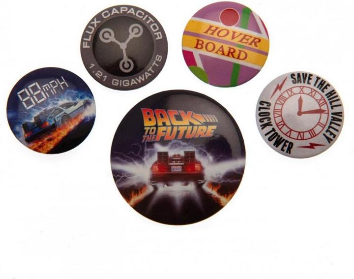 Back to the Future AbzeichenSet (5erPack)