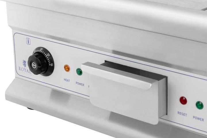 Produktbild Royal Catering Doppelgrill Elektro Grillplatte Doppelt Griddleplatte Gastrobräter 6.400 W 60 cm (0.01 kW)