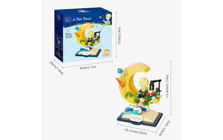 Image du produit Pantasy Le Petit Prince Starry Ride Kit New Moon 13 cm