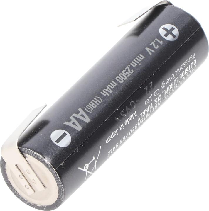 Produktbild Panasonic Akku Pro Mignon Akku BK-3HCCE, 2500mAh mit Lötfahne U (1 Stk., AA, 2500 mAh)