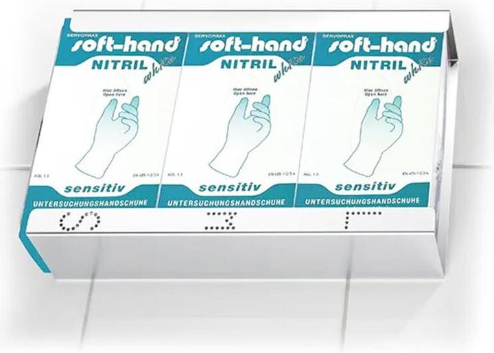Produktbild Henry Schein Handschuhspender Chromstahl 3-fach