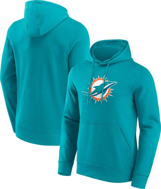 Produktbild Fanatics NFL Miami Dolphins Fleece Pull Over Fleece Kapuzenpullover Herren (L)