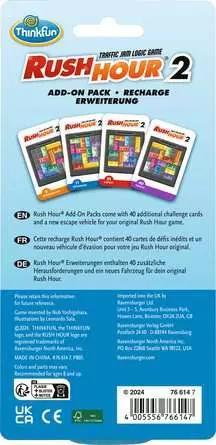Produktbild Ravensburger ThinkFun - 76614 - Rush Hour 2 - Erweiterung für das original Rush Hour. Mit neuen (Deutsch, Französisch, Englisch)