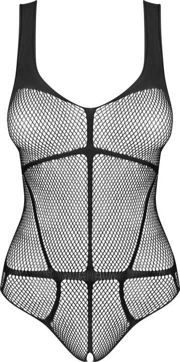Actual product image Obsessive B336 Crotchless Teddy - Black (S, M, One size, M/L)