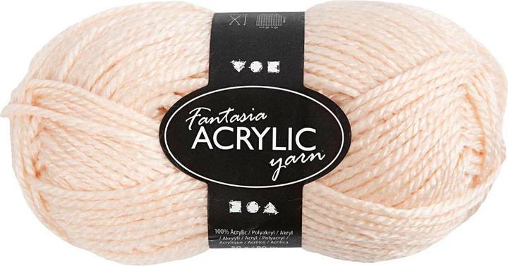 Actual product image Creativ Company Fantasia acrylic yarn light beige, 80 m (80 m)