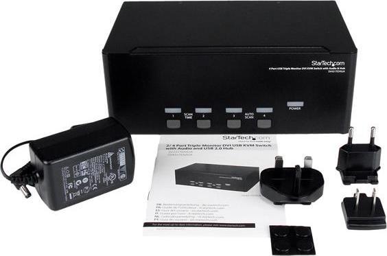 Actual product image StarTech 4 Port Dvi USB Kvm Switch