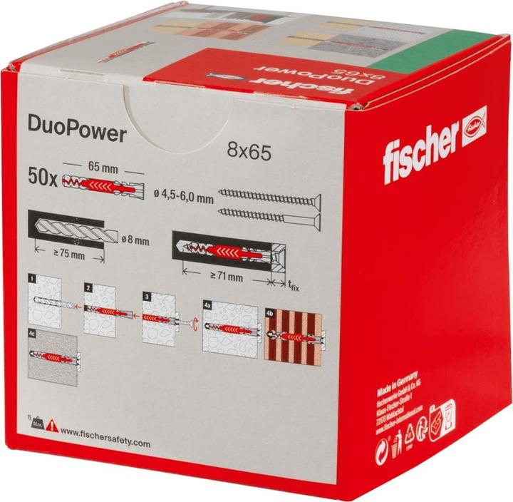 Actual product image Fischer DuoPower (50 pcs.)