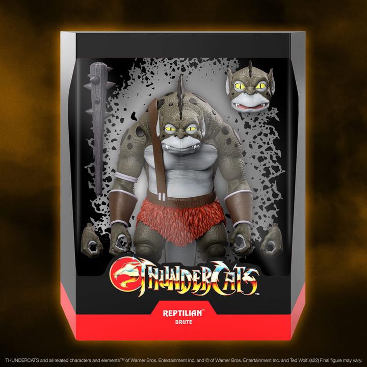 Actual product image Super7 Cosmocats Wave 8 figurine Ultimates Reptilian Brute 20 cm