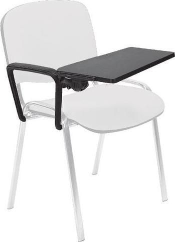 Produktbild Markenlos Kunststofftablar für Stapelstühle Iso schwarz