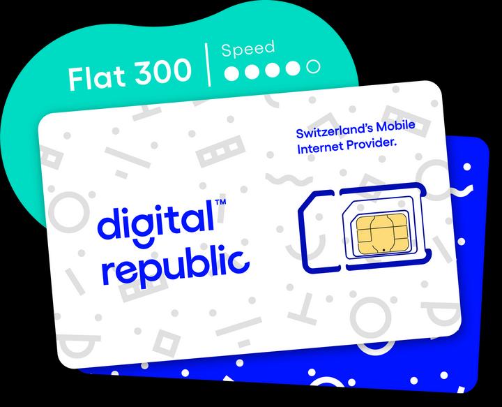 Immagine prodotto Digital Republic Carta SIM Internet illimitato per 365 giorni - Alta velocità (365 giorni illimitato 300 Mbit/s)