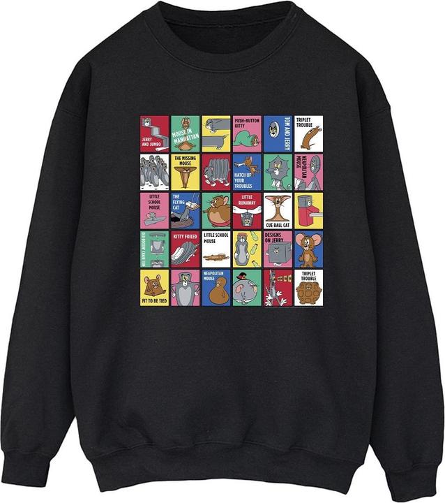 Tom & Jerry Grid Squares Sweatshirt (XXL)