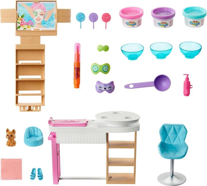 Actual product image Barbie Face Mask Spa Day Playset
