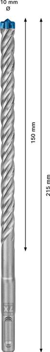 Immagine prodotto Bosch Professional Zubehör Trapano a percussione EXPERT SDS plus-7X, 10 x 150 x 215 mm (10 millimetri)