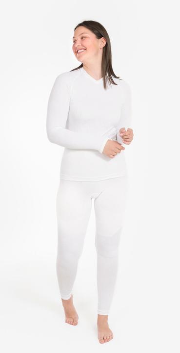 Produktbild Kipsta Damen/Herren Funktionsshirt langarm - Keepdry weiss (L)