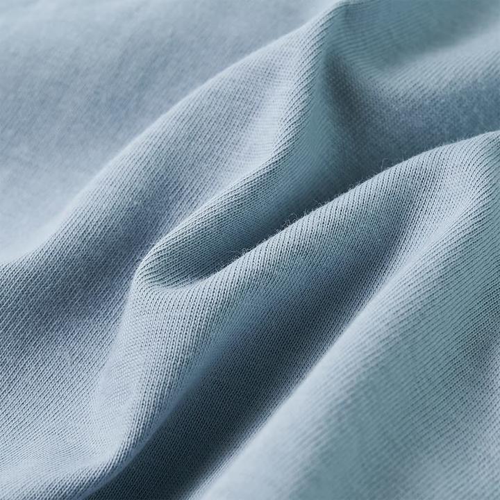 Produktbild VidaXL Kinder-Langarmshirt Hellblau 140,Material: 100 (140)