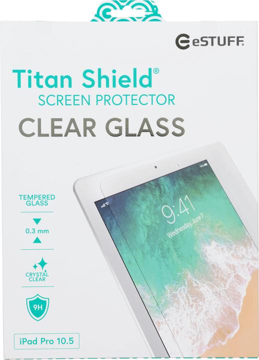Produktbild eSTUFF TitanShield Clear Glass (1 Stück, iPad Pro 10.5 2017 (1. Gen))