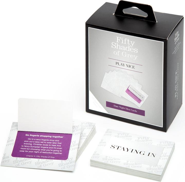 Produktbild Fifty Shades of Grey Play Nice Date Night Idea Cards (Sonstiges, Deutsch, Englisch)
