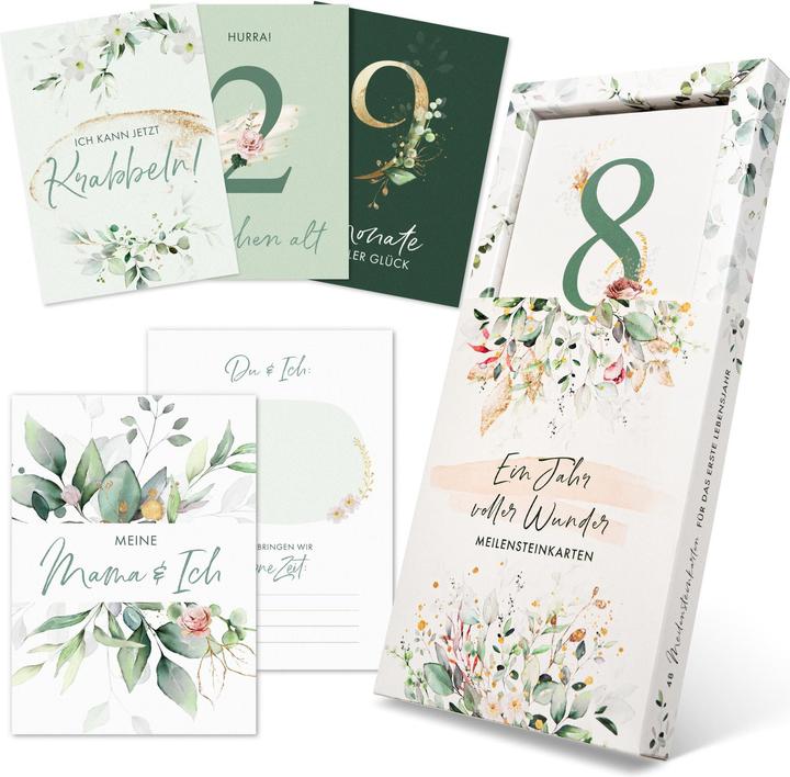 Actual product image Eulentaler Milestone cards
