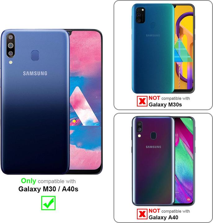 Productafbeelding Cadorabo Boek Onzichtbare Magneethoes (Samsung Galaxy M30)