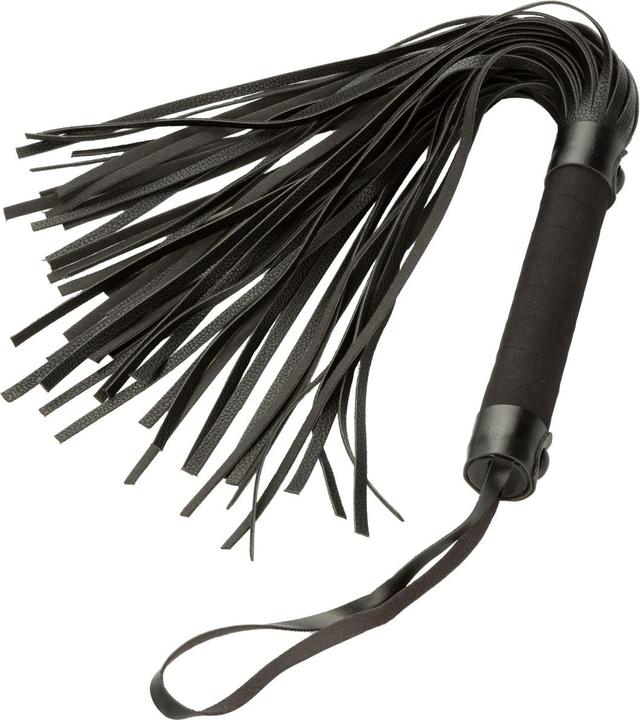 Productafbeelding CalExotics Nachtelijke Flogger Leer Zwart